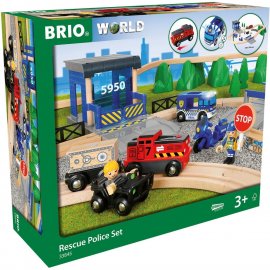 brio police transport set