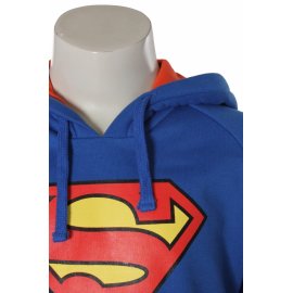 DC Blå Hætte Sweatshirt, Superman - Tøj Just4Kids.dk